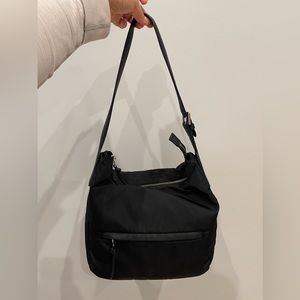Black Nylon shoulder bag